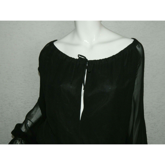 Raquel Diniz Round Neck Long Sleeve Flare Dress 46 - Picture 3 of 8